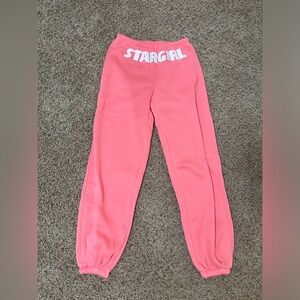 Pink "STARGIRL" Sweatpants